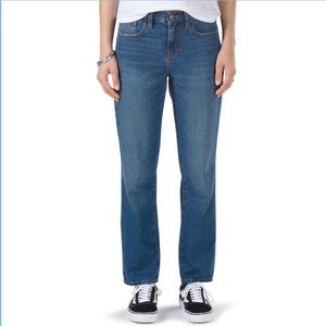 Vans Vintage Indigo High Rise Straight Leg Jeans Size 28 NWT